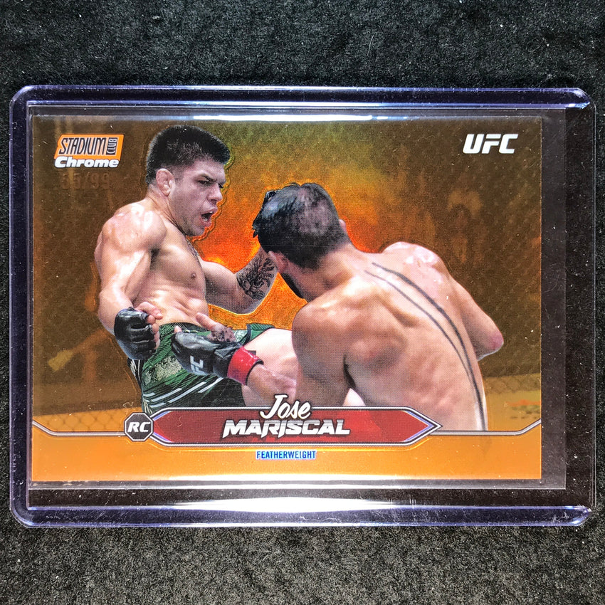 2025 Topps Stadium Club UFC JOSE MARISCAL Rookie Chrome Orange 55/99 #193