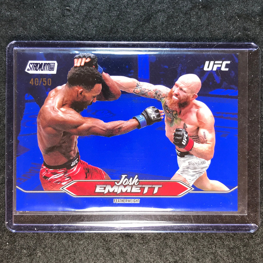 2025 Topps Stadium Club UFC JOSH EMMETT Base Blue Foil 40/50 #43