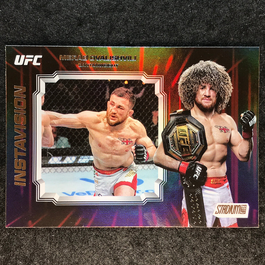 2025 Topps Stadium Club UFC MERAB DVALISHVILI Instavision Base #IV-9