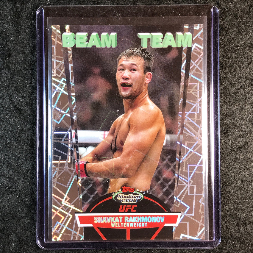 2025 Topps Stadium Club UFC SHAVKAT RAKHMONOV Beam Team SSP #BT-11
