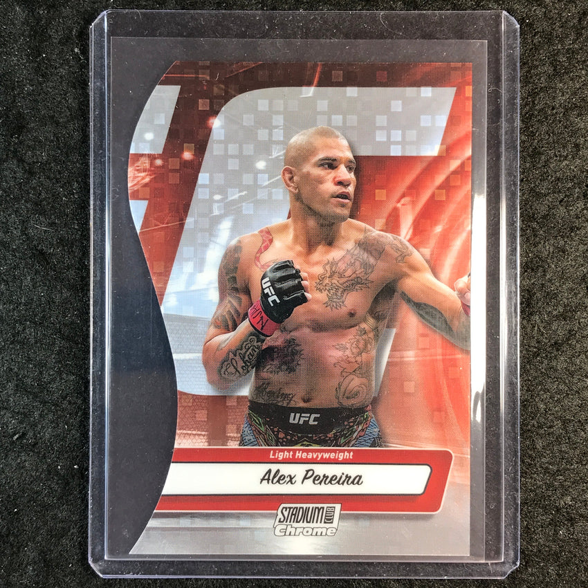 2025 Topps Stadium Club UFC ALEX PEREIRA Triumvirates Die-Cut SSP #16