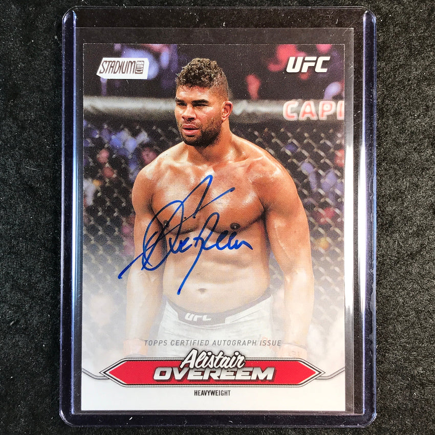 2025 Topps Stadium Club UFC ALISTAIR OVEREEM Base Autograph #BCA-AOM