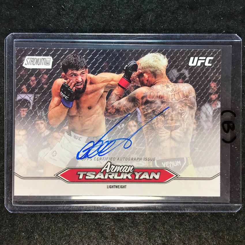 2025 Topps Stadium Club UFC ARMAN TSARUKYAN Base Autograph #BCA-ATN (B)
