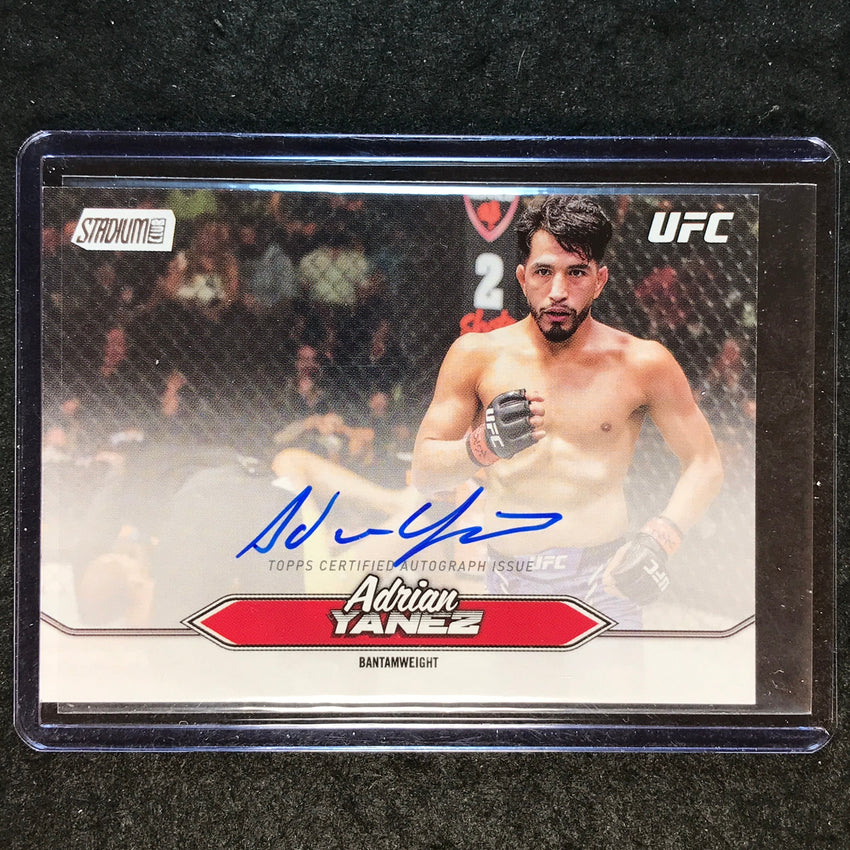 2025 Topps Stadium Club UFC ADRIAN YANEZ Base Autograph #BCA-AYZ