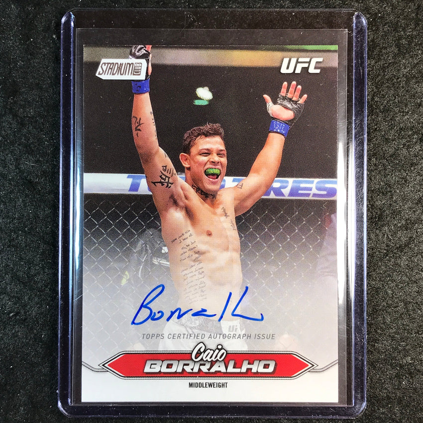2025 Topps Stadium Club UFC CAIO BORRALHO Base Autograph #BCA-CBO