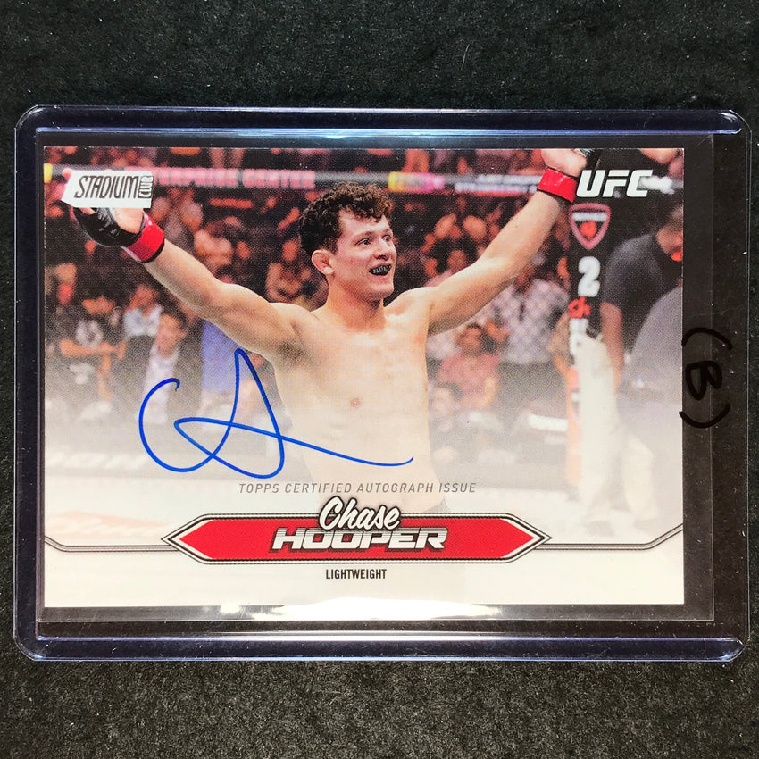 2025 Topps Stadium Club UFC CHASE HOOPER Base Autograph #BCA-CHR (B)