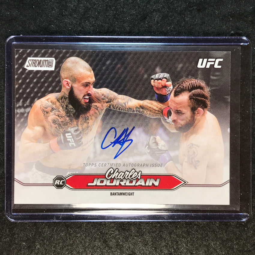 2025 Topps Stadium Club UFC CHARLES JOURDAIN Base Rookie Autograph #BCA-CJN