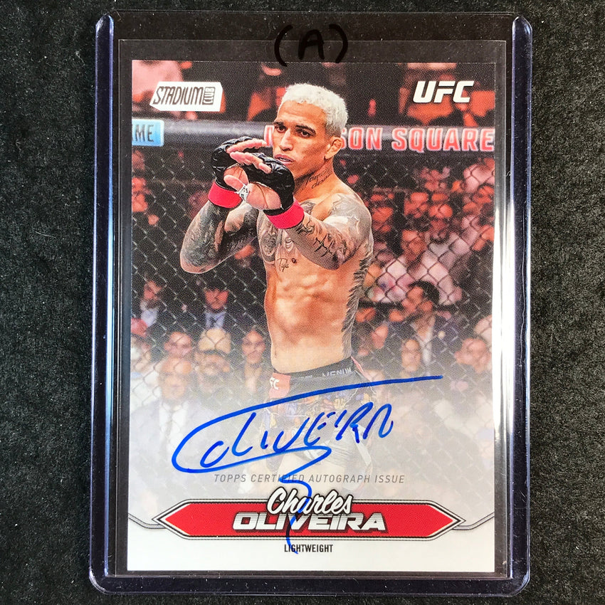 2025 Topps Stadium Club UFC CHARLES OLIVEIRA Base Autograph #BCA-COA (A)