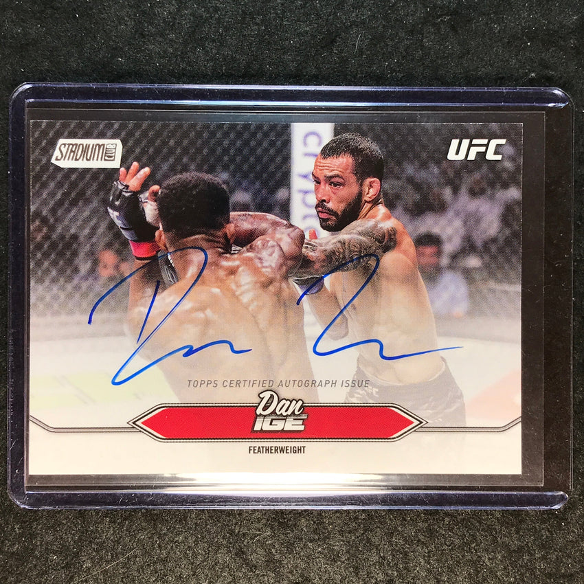 2025 Topps Stadium Club UFC DAN IGE Base Autograph #BCA-DIG