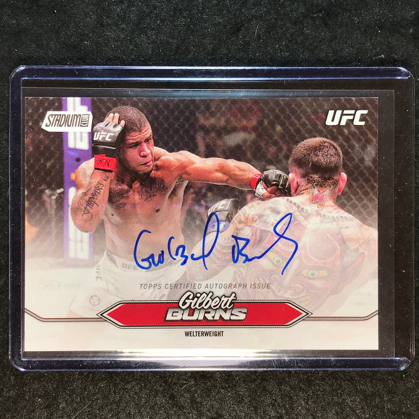 2025 Topps Stadium Club UFC GILBERT BURNS Base Autograph #BCA-GBS