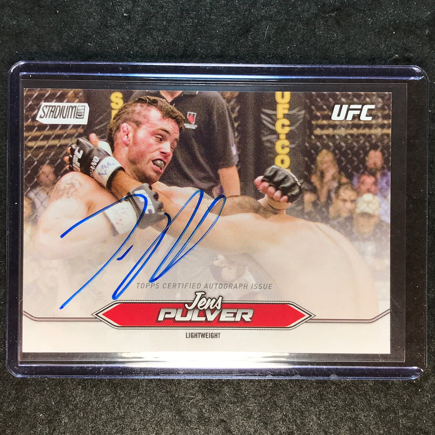 2025 Topps Stadium Club UFC JENS PULVER Base Autograph #BCA-JPU