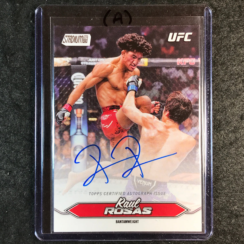 2025 Topps Stadium Club UFC RAUL ROSAS Base Autograph #BCA-RRS (A)