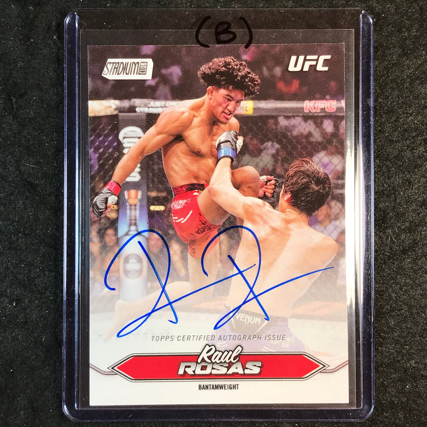 2025 Topps Stadium Club UFC RAUL ROSAS Base Autograph #BCA-RRS (B)
