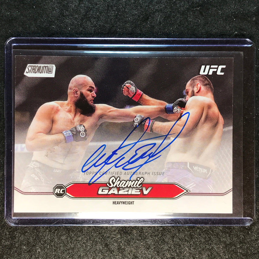 2025 Topps Stadium Club UFC SHAMIL GAZIEV Base Rookie Autograph #BCA-SGV