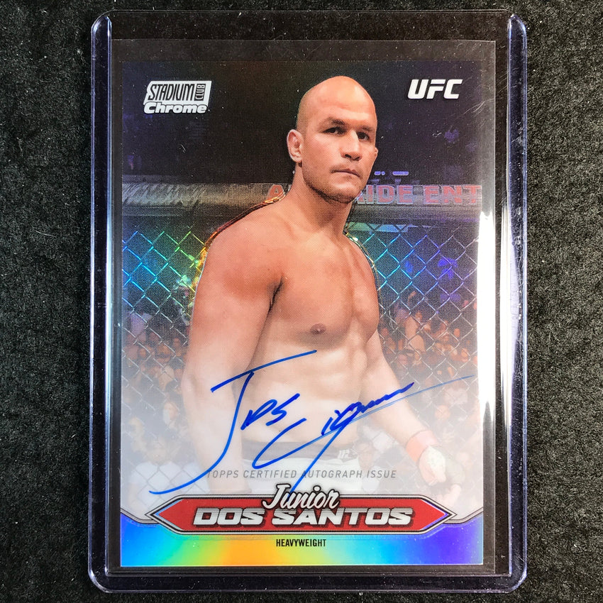 2025 Topps Stadium Club UFC JUNIOR DOS SANTOS Chrome Autographs #CAS-JDS