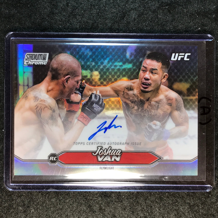 2025 Topps Stadium Club UFC JOSHUA VAN Chrome Rookie Autographs #CAS-JVN (A)