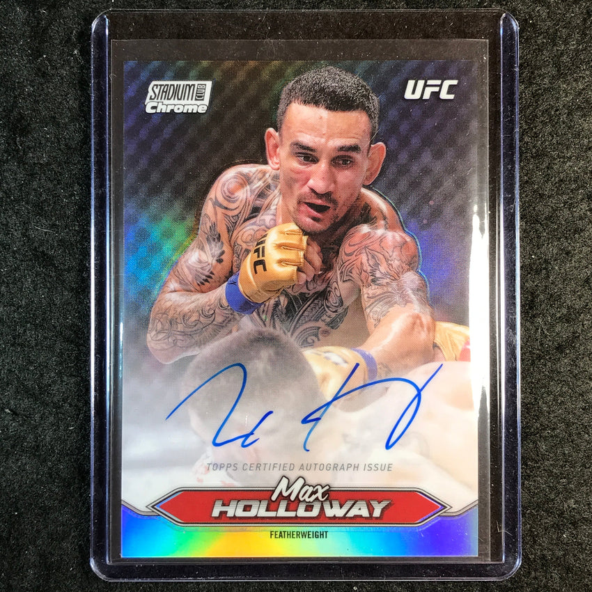 2025 Topps Stadium Club UFC MAX HOLLOWAY Chrome Autographs #CAS-MHY