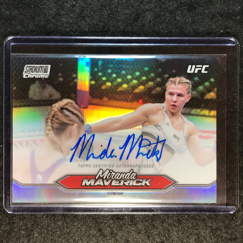 2025 Topps Stadium Club UFC MIRANDA MAVERICK Chrome Autographs #CAS-MMK