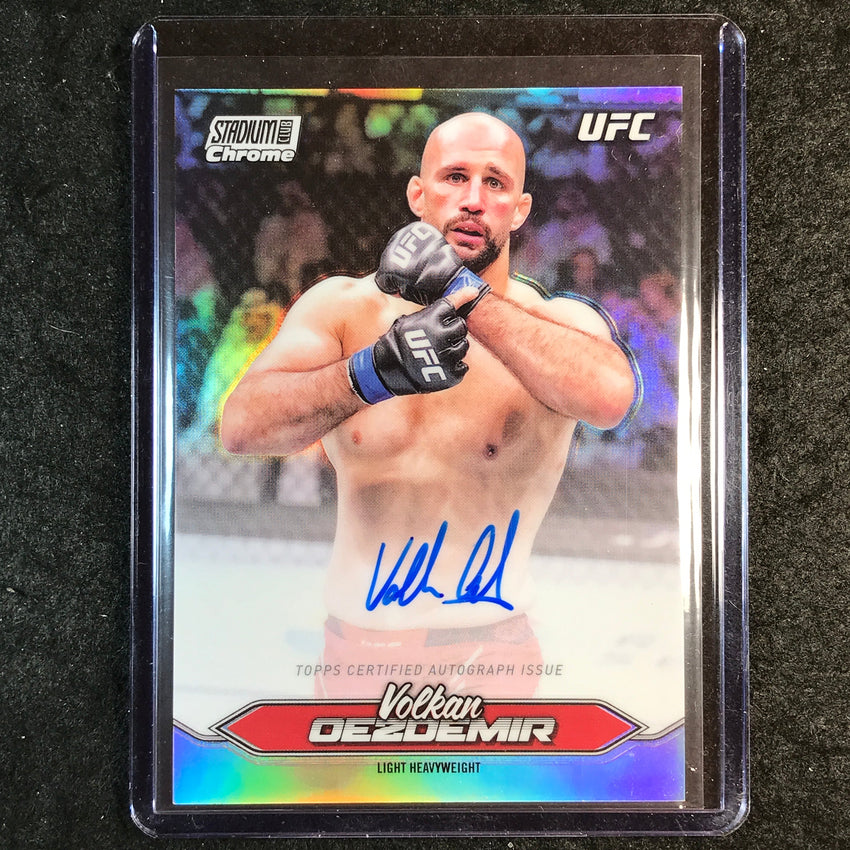 2025 Topps Stadium Club UFC VOLKAN OEZDEMIR Chrome Autographs #CAS-VOR