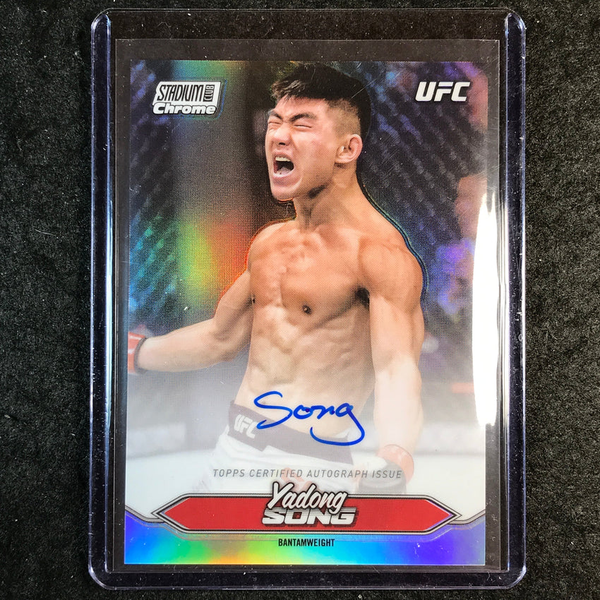 2025 Topps Stadium Club UFC YADONG SONG Chrome Autographs #CAS-YSG