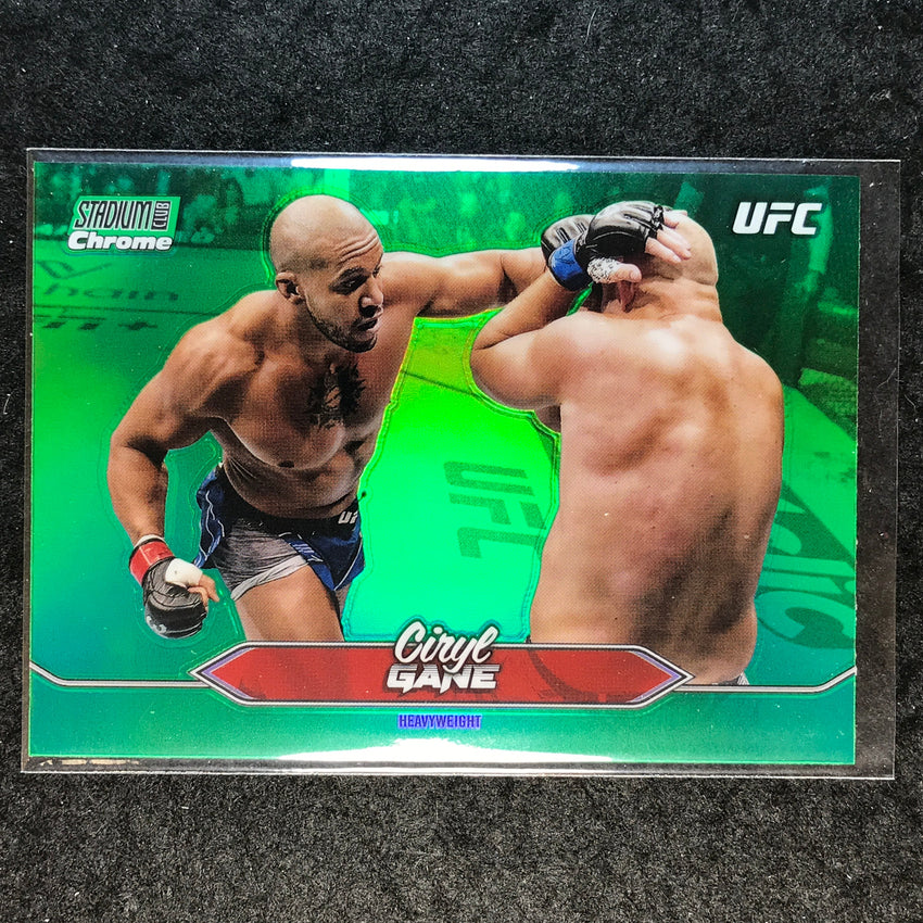 2025 Topps Stadium Club UFC CIRYL GANE Chrome Green Refractor #C-11