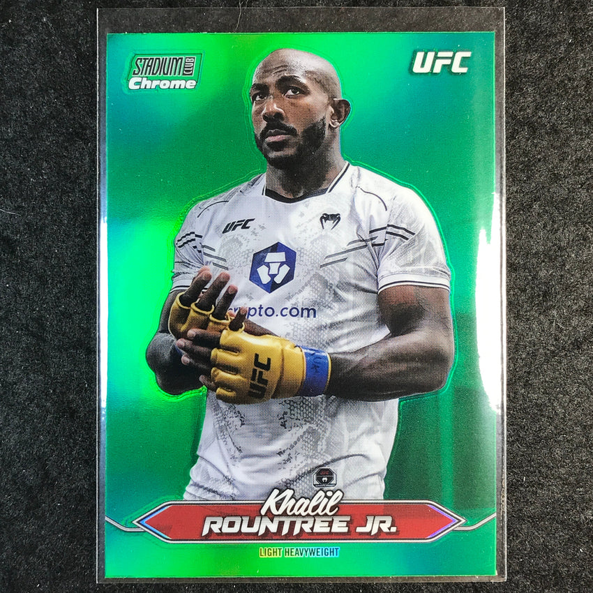 2025 Topps Stadium Club UFC KHALIL ROUNTREE JR. Chrome Green Refractor #C-74