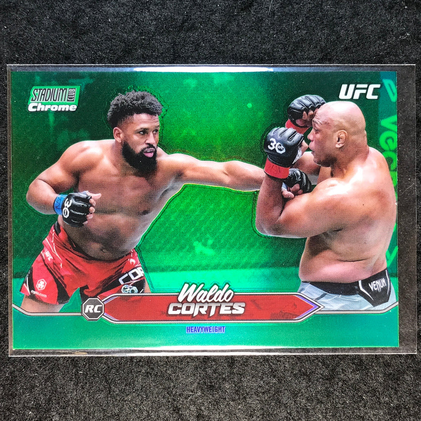 2025 Topps Stadium Club UFC WALDO CORTES Rookie Chrome Green Refractor #C-161