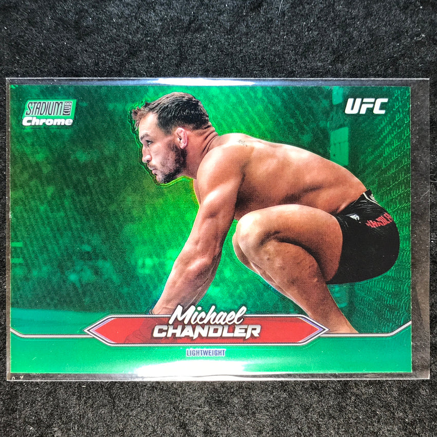 2025 Topps Stadium Club UFC MICHAEL CHANDLER Chrome Green Refractor #C-173