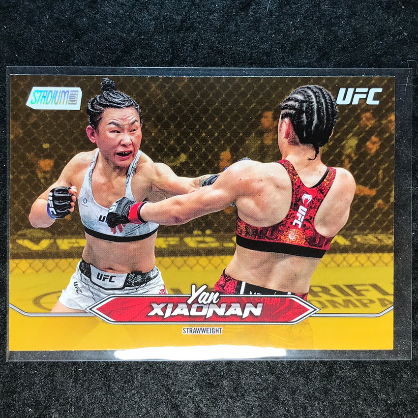 2025 Topps Stadium Club UFC YAN XIAONAN Base Gold Foil #6