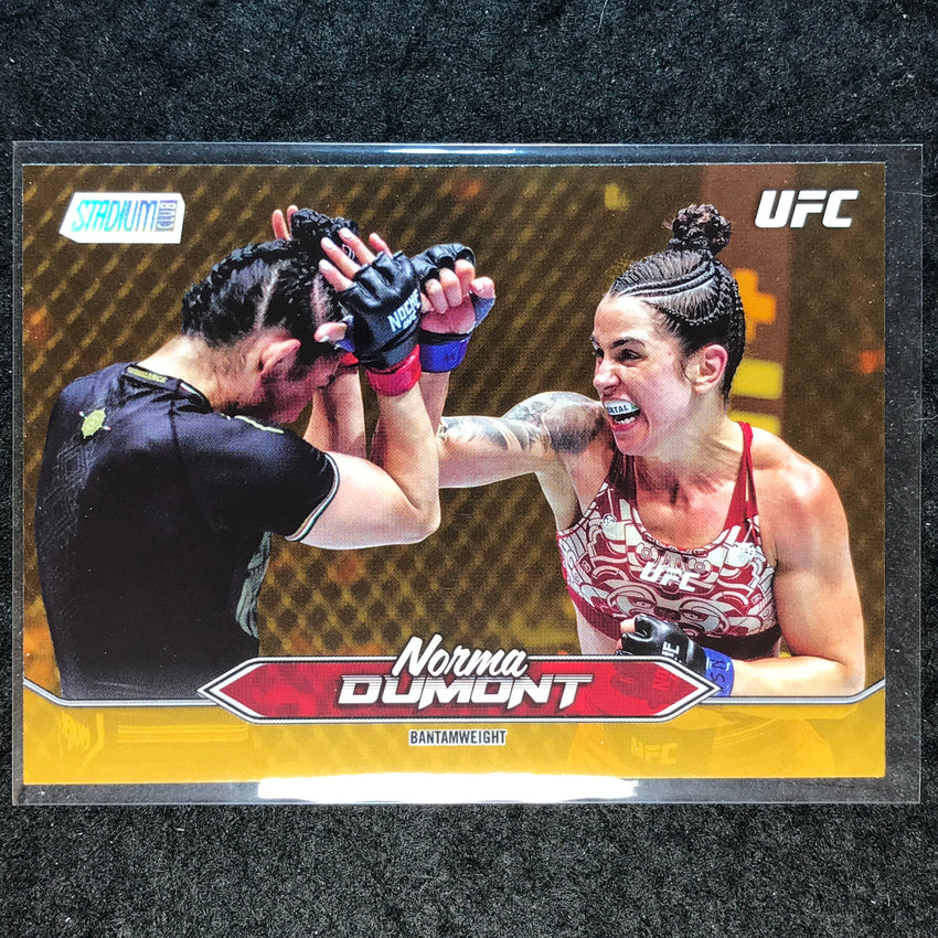 2025 Topps Stadium Club UFC NORMA DUMONT Base Gold Foil #16