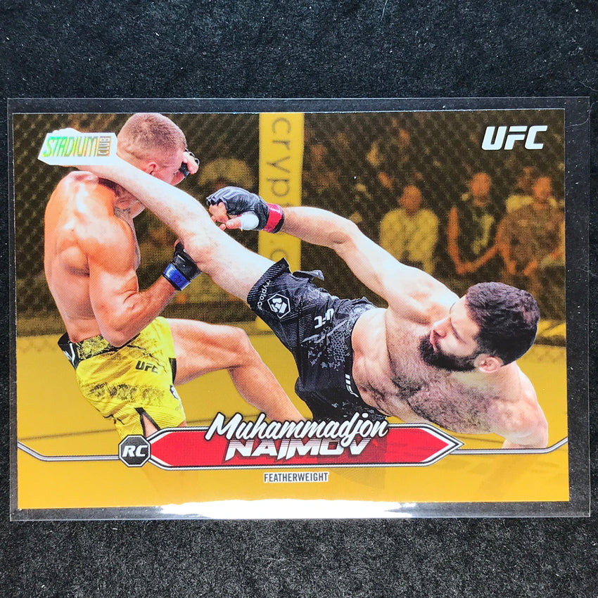 2025 Topps Stadium Club UFC MUHAMMADJON NAIMOV Rookie Base Gold Foil #55