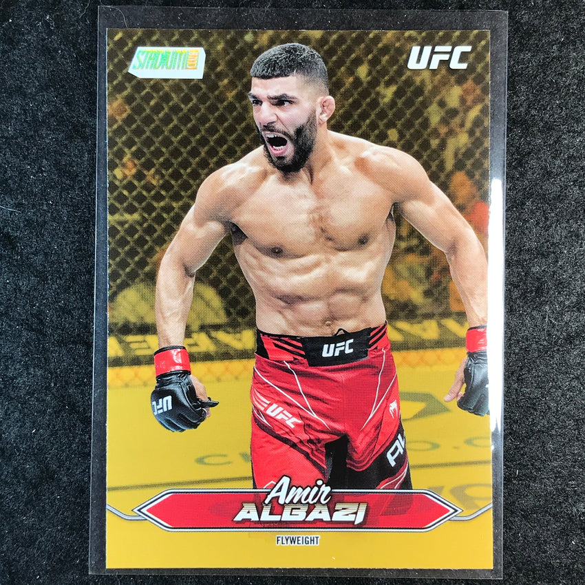 2025 Topps Stadium Club UFC AMIR ALBAZI Base Gold Foil #71
