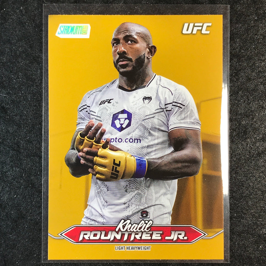 2025 Topps Stadium Club UFC KHALIL ROUNTREE JR. Base Gold Foil #74