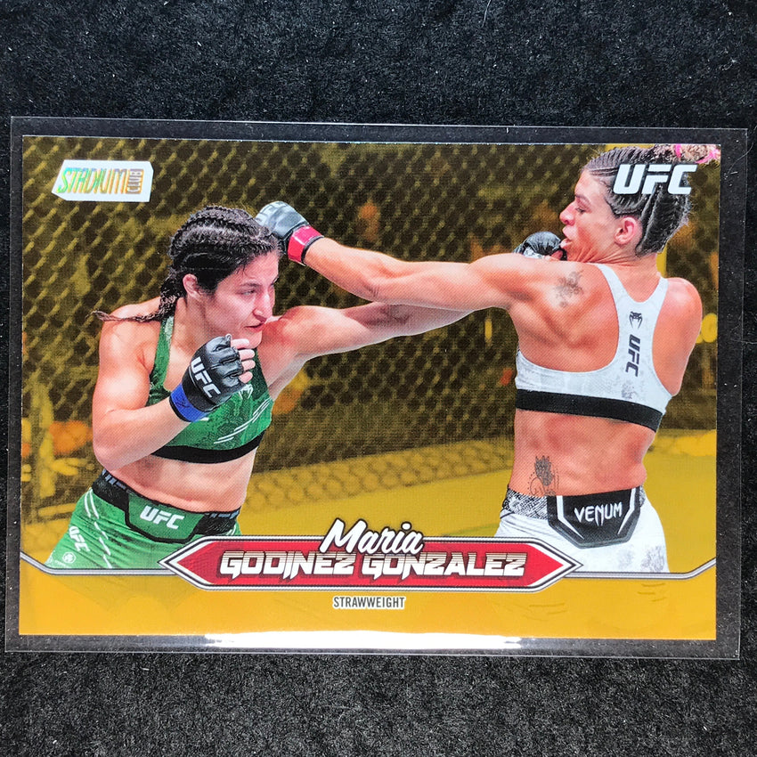 2025 Topps Stadium Club UFC MARIA GODINEZ GONZALEZ Base Gold Foil #92