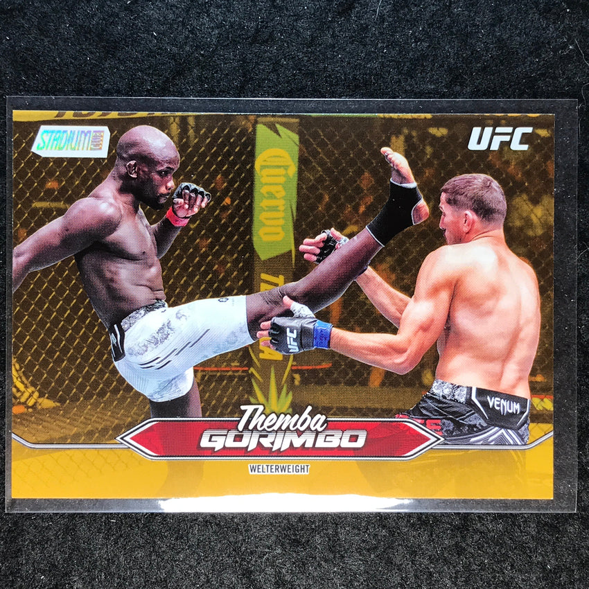 2025 Topps Stadium Club UFC THEBA GORIMBO Base Gold Foil #95