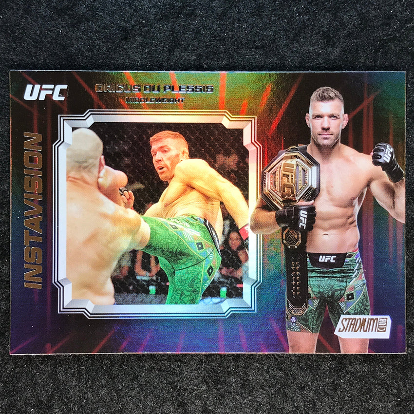 2025 Topps Stadium Club UFC DRICUS DU PLESSIS Instavision Base #IV-2