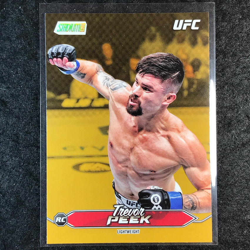 2025 Topps Stadium Club UFC TREVOR PEEK Rookie Base Gold Foil #120