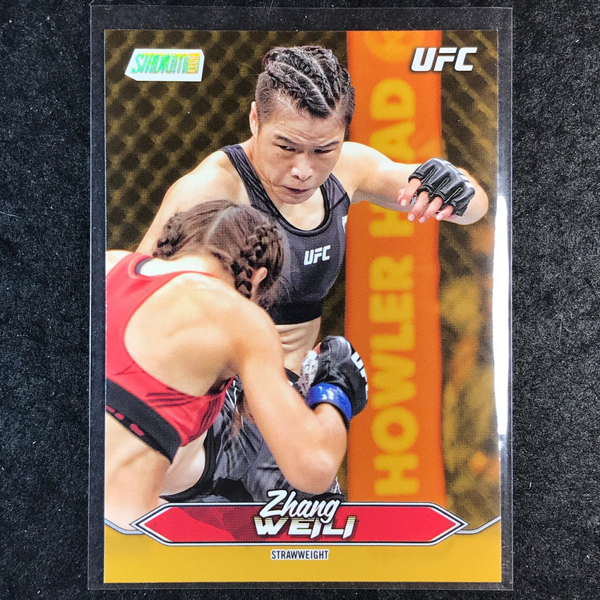 2025 Topps Stadium Club UFC ZHANG WEILI Base Gold Foil #122