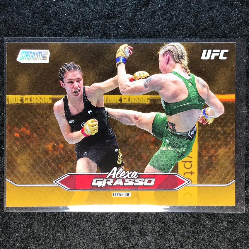 2025 Topps Stadium Club UFC ALEXA GRASSO Base Gold Foil #123