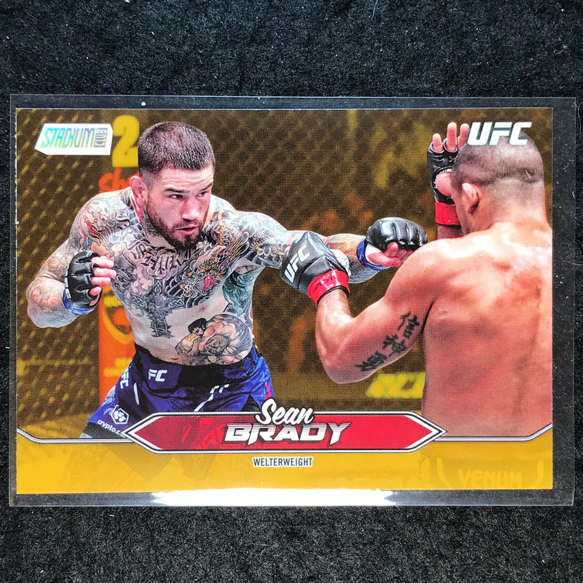 2025 Topps Stadium Club UFC SEAN BRADY Base Gold Foil #129