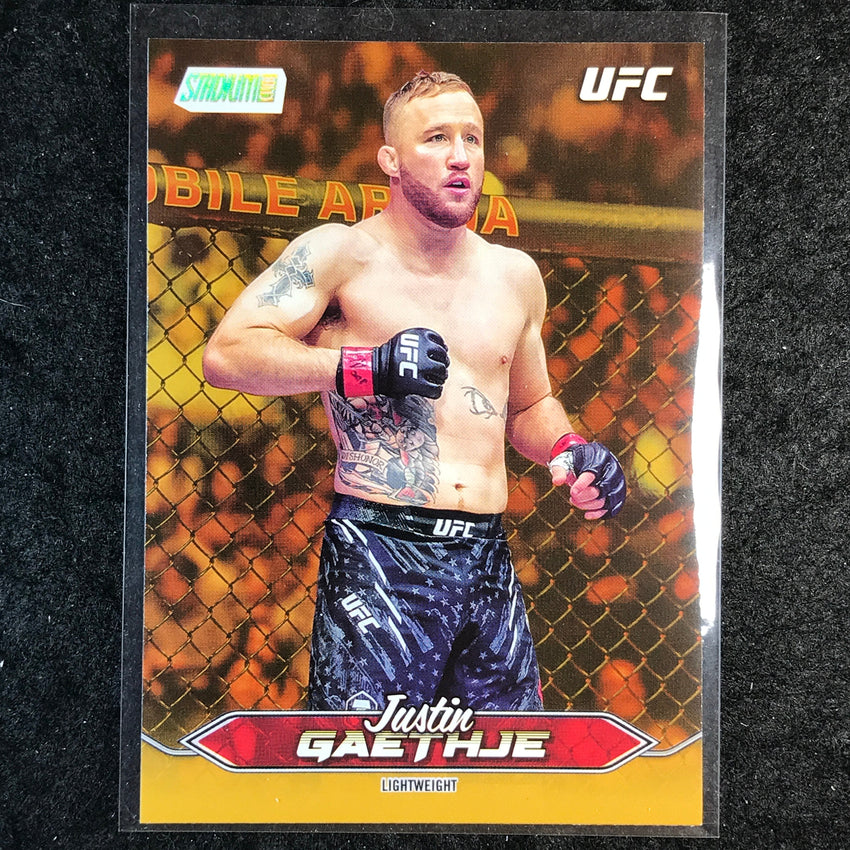 2025 Topps Stadium Club UFC JUSTIN GAETHJE Base Gold Foil #155