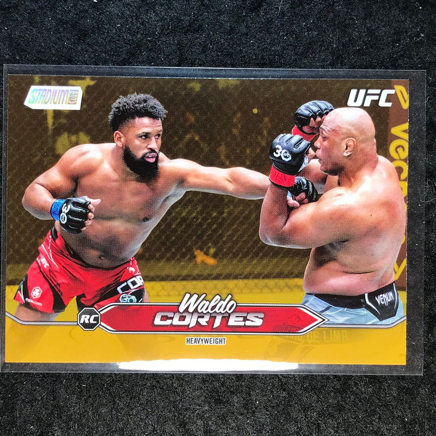 2025 Topps Stadium Club UFC WALDO CORTES Rookie Base Gold Foil #161