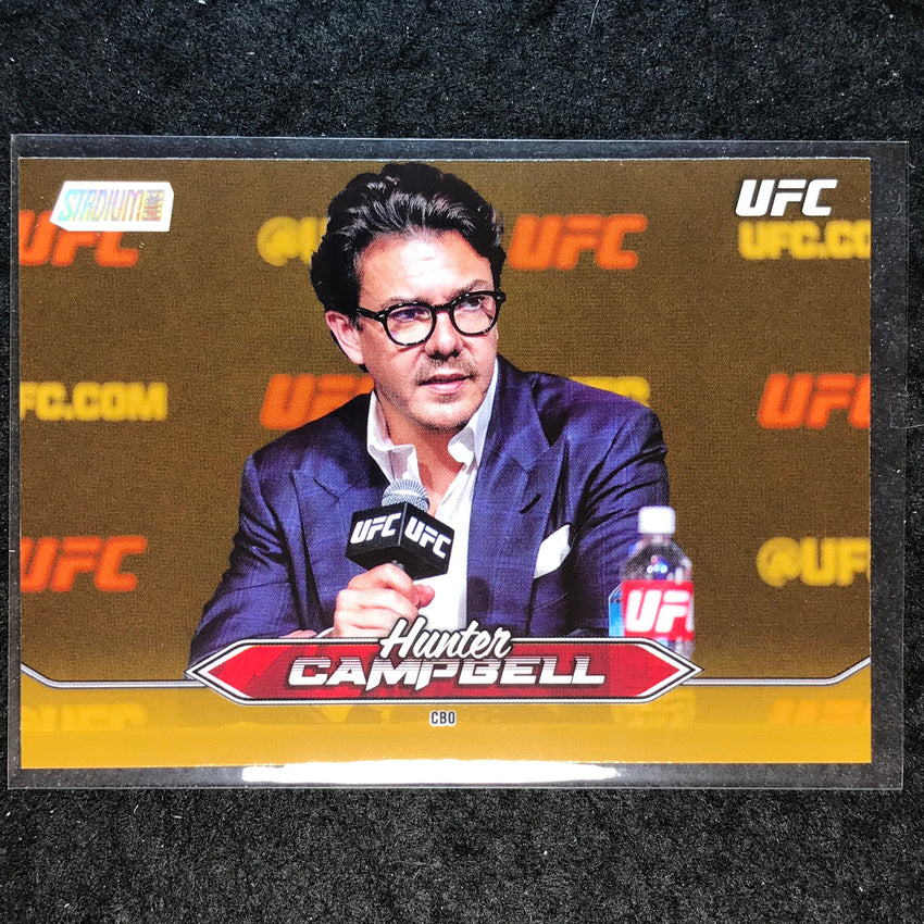 2025 Topps Stadium Club UFC HUNTER CAMPBELL Base Gold Foil #167