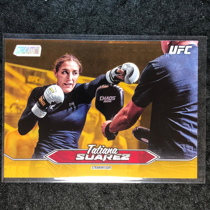 2025 Topps Stadium Club UFC TATIANA SUAREZ Base Gold Foil #174