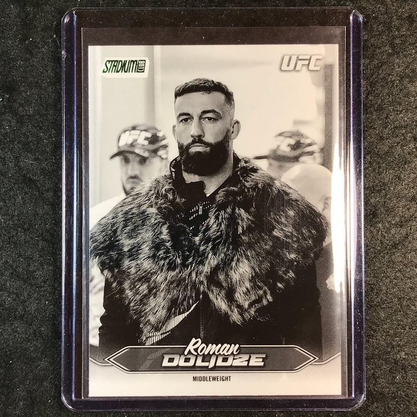 2025 Topps Stadium Club UFC ROMAN DOLIDZE Base Black and White #169