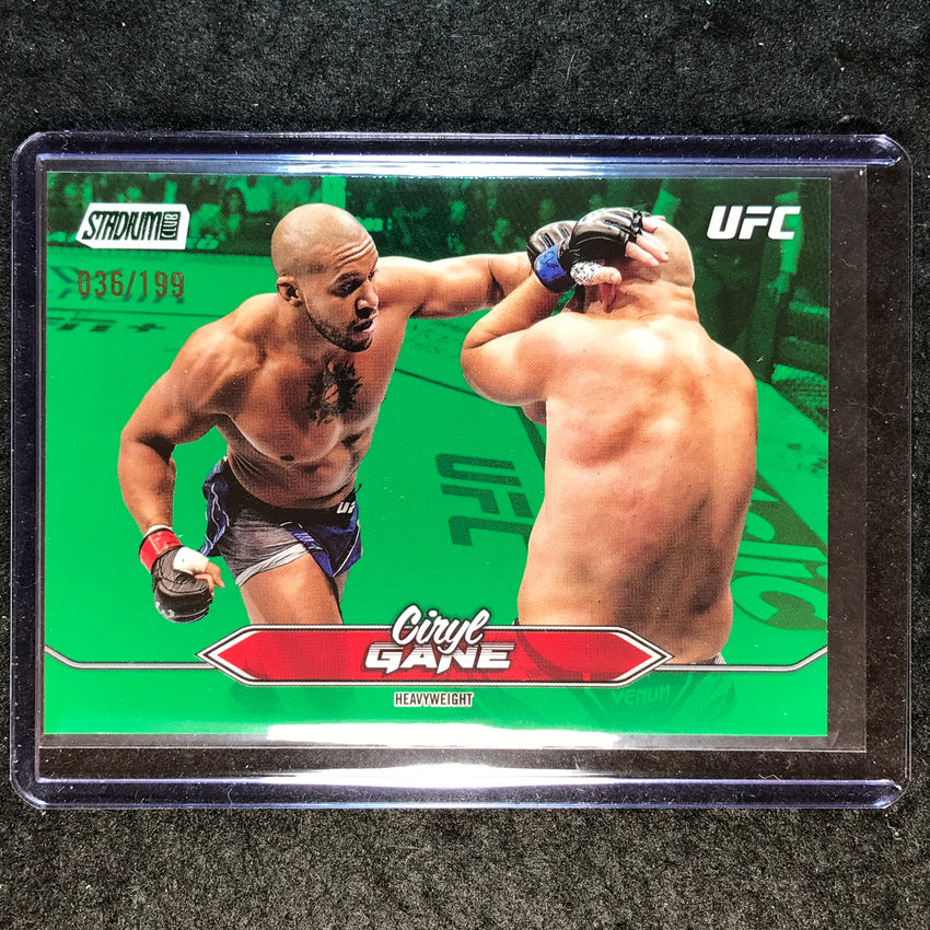 2025 Topps Stadium Club UFC CIRYL GANE Base Green Foil 36/199 #11