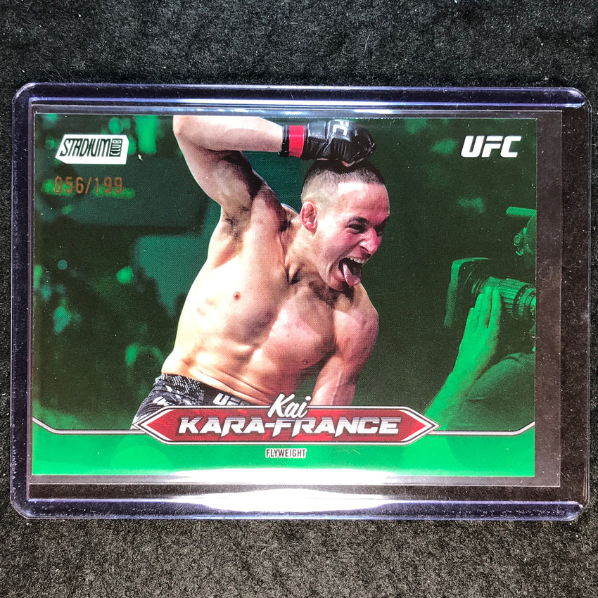 2025 Topps Stadium Club UFC KAI KARA-FRANCE Base Green Foil 56/199 #67