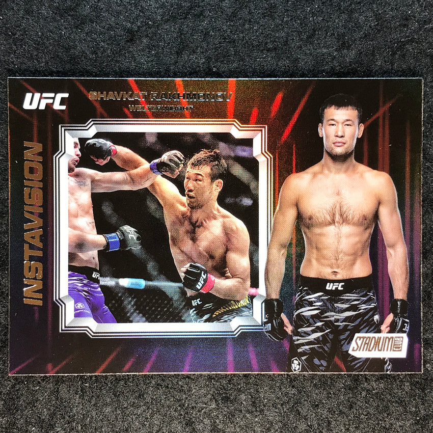2025 Topps Stadium Club UFC SHAVKAT RAKHMONOV Instavision Base #IV-5