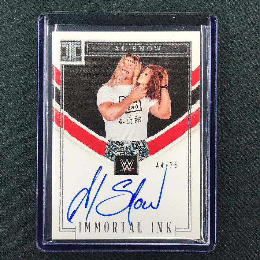 2023 Impeccable WWE Al Snow Immortal Ink Auto Base 44/75