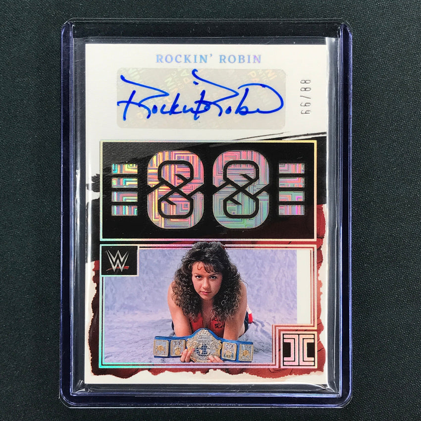 2023 Impeccable WWE Rockin Robin Impeccable Championship Debuts Auto 66/88
